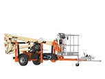 New Boom Lift,Side of new JLG,Side of New JLG Boom Lift,New Tow-Pro Boom Lift